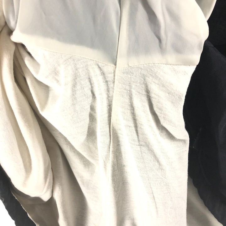 90'S Champion V-neck nylon pullover, men's size L, vintage Nylon black type Vintage Second Hand