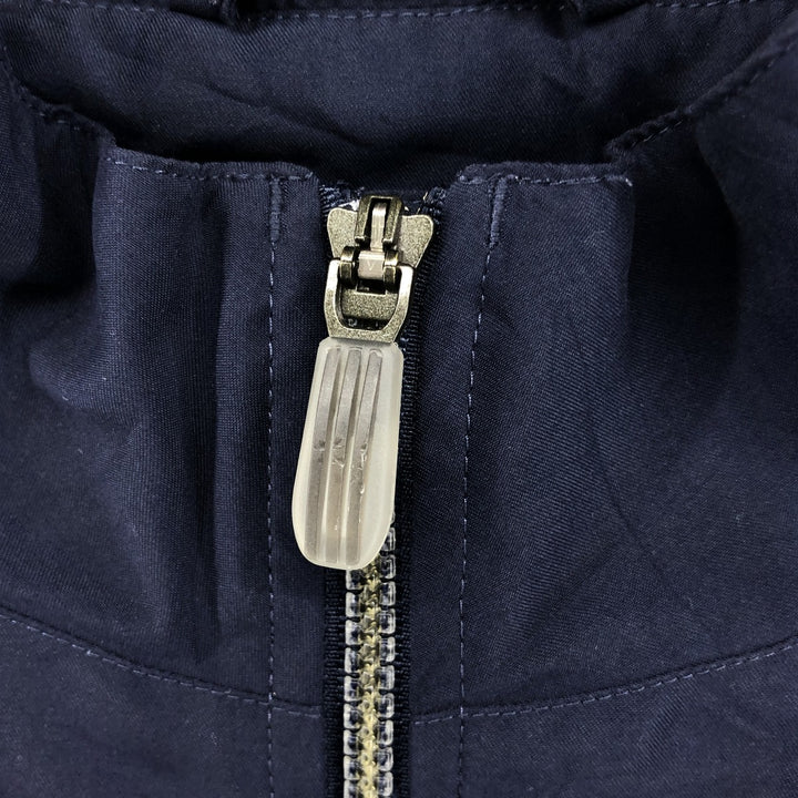 00'S adidas CLIMASHELL WIND half-zip warm-up pullover, men's XL size polyester navy blue type Vintage Second Hand