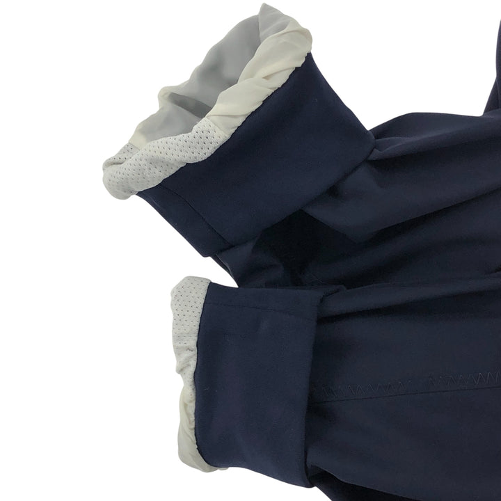 00'S adidas CLIMASHELL WIND half-zip warm-up pullover, men's XL size polyester navy blue type Vintage Second Hand