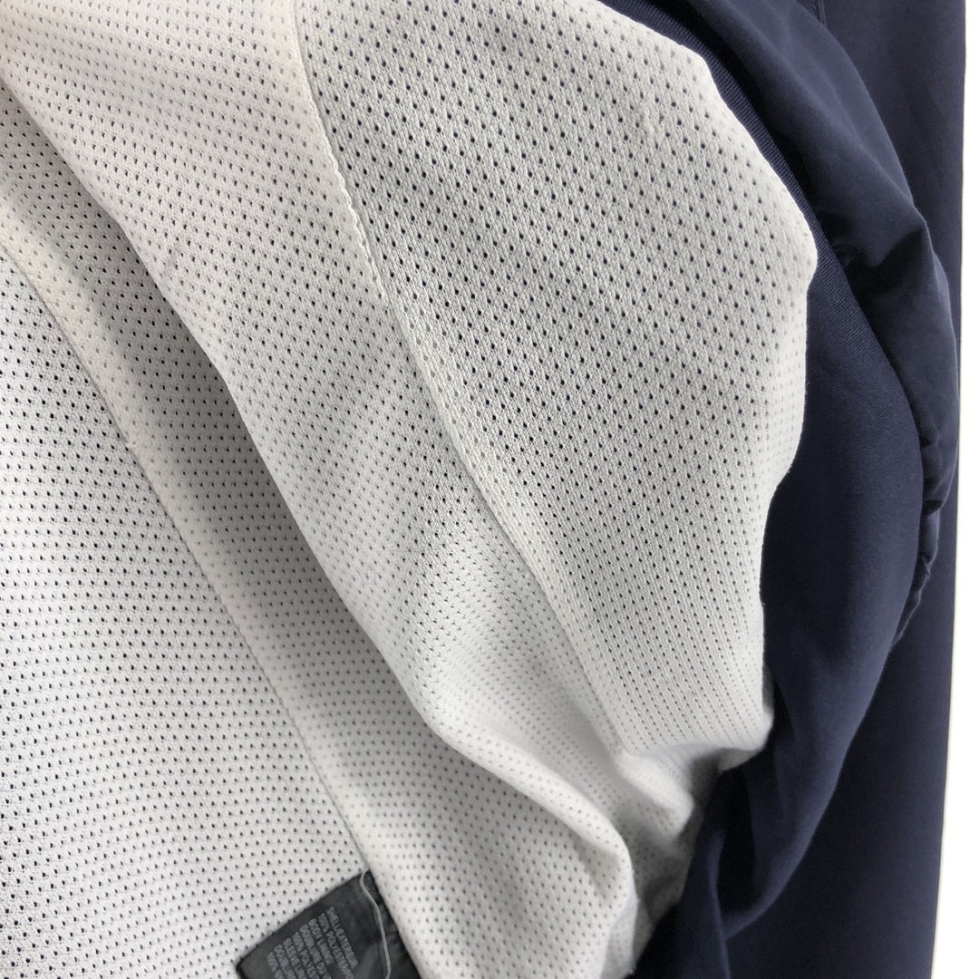 00'S adidas CLIMASHELL WIND half-zip warm-up pullover, men's XL size polyester navy blue type Vintage Second Hand