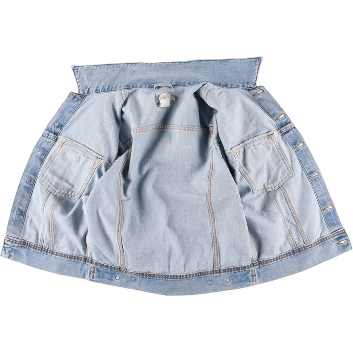 90s~00'S Calvin Klein JEANS denim jacket, denim jacket, made in USA, men's size M cotton blue type Vintage Second Hand
