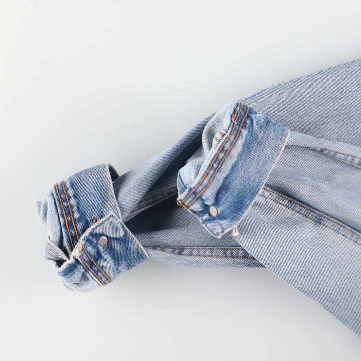 90s~00'S Calvin Klein JEANS denim jacket, denim jacket, made in USA, men's size M cotton blue type Vintage Second Hand