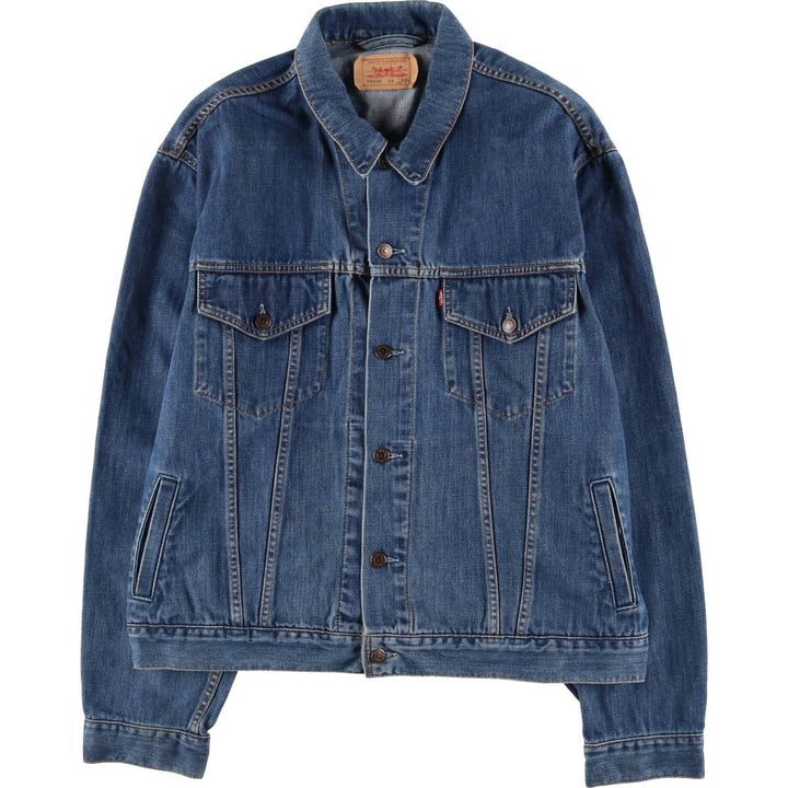 Levi's 70550-0414 Euro Model Denim Jacket, G-Jean, Men's XXL cotton blue type Vintage Second Hand