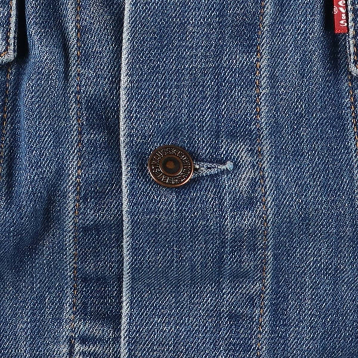 Levi's 70550-0414 Euro Model Denim Jacket, G-Jean, Men's XXL cotton blue type Vintage Second Hand
