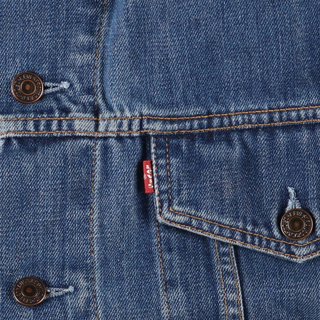 Levi's 70550-0414 Euro Model Denim Jacket, G-Jean, Men's XXL cotton blue type Vintage Second Hand