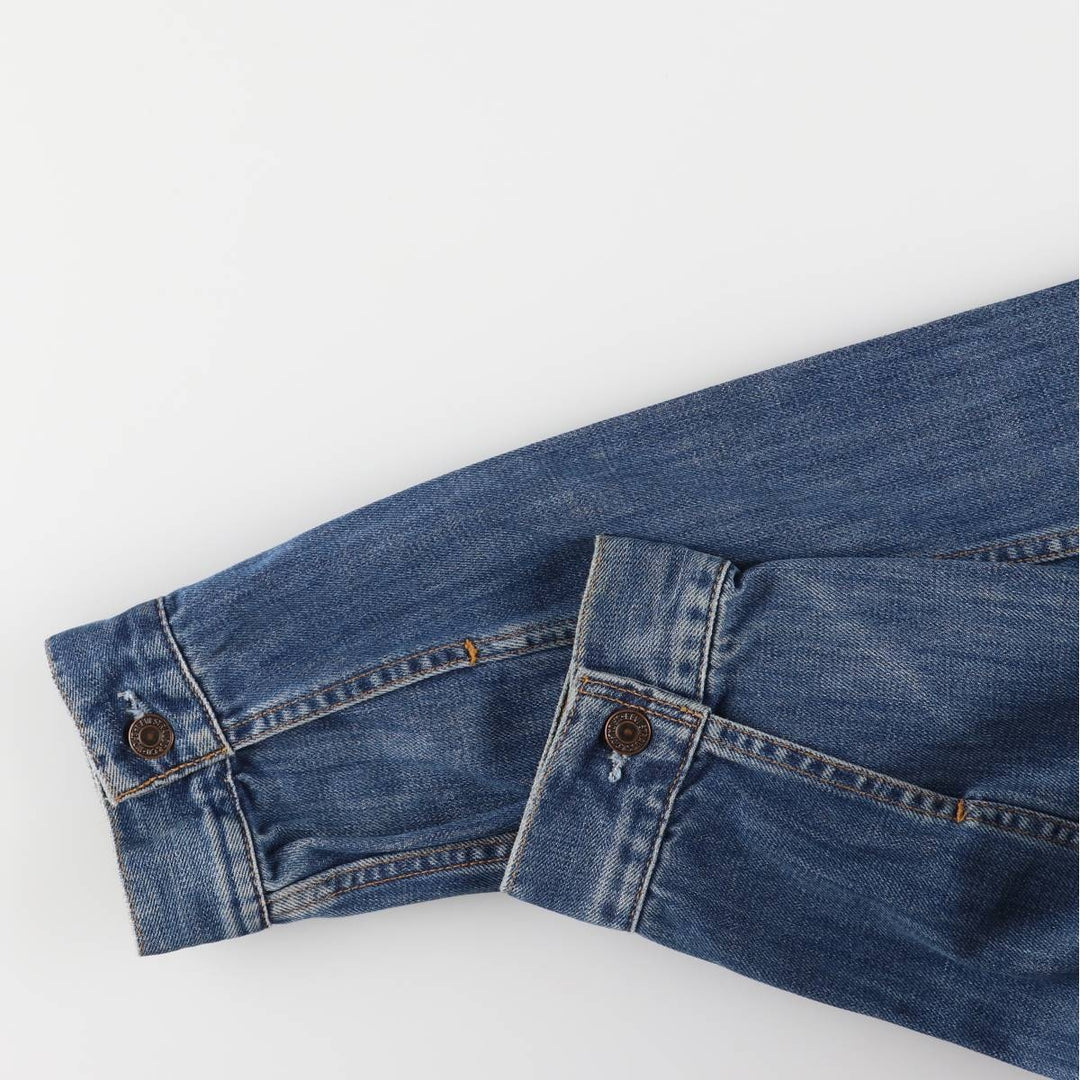 Levi's 70550-0414 Euro Model Denim Jacket, G-Jean, Men's XXL cotton blue type Vintage Second Hand