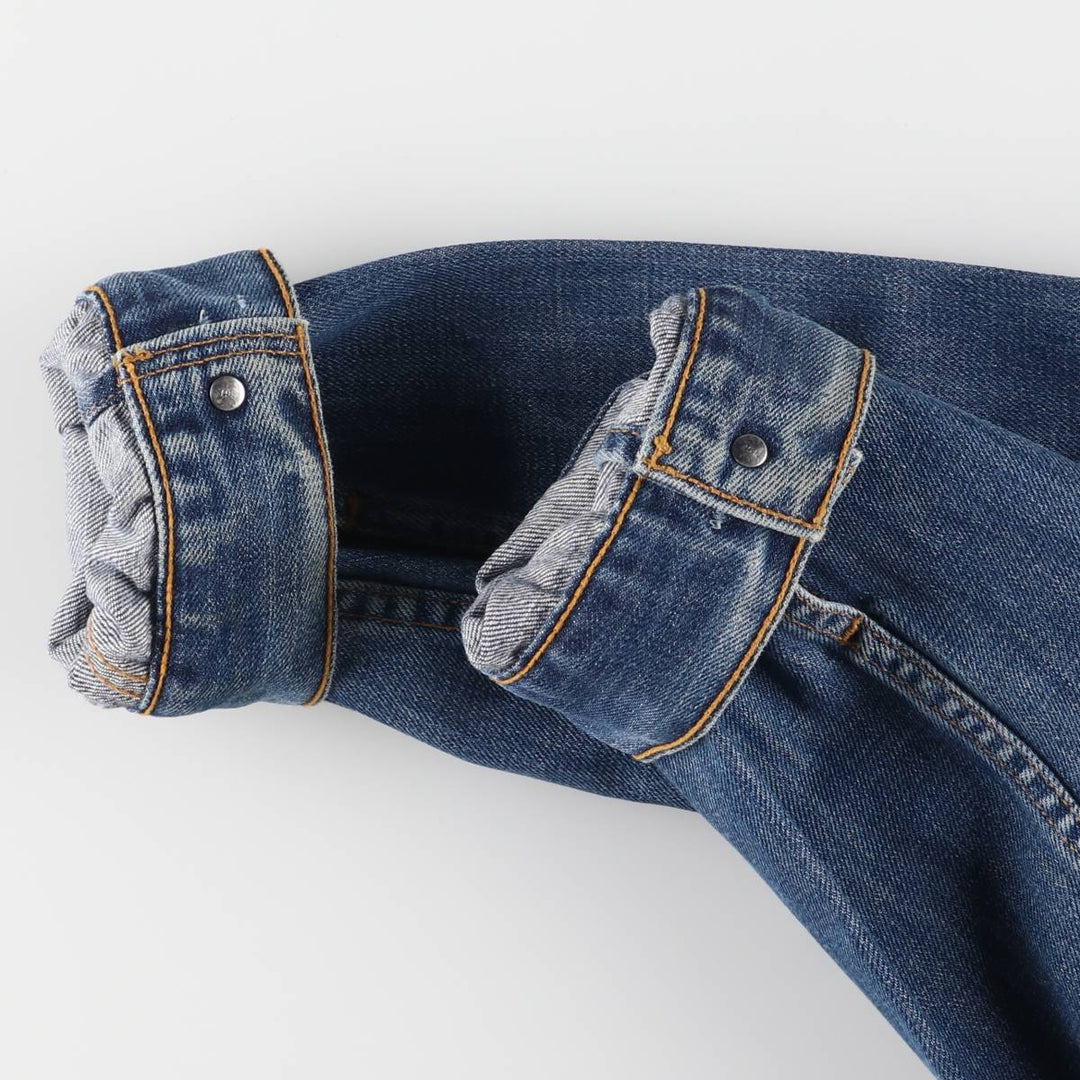 Levi's 70550-0414 Euro Model Denim Jacket, G-Jean, Men's XXL cotton blue type Vintage Second Hand