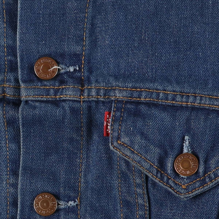 00'S Levi's 70550-0414 Euro Model Denim Jacket, G-Jean, Men's M cotton blue type Vintage Second Hand