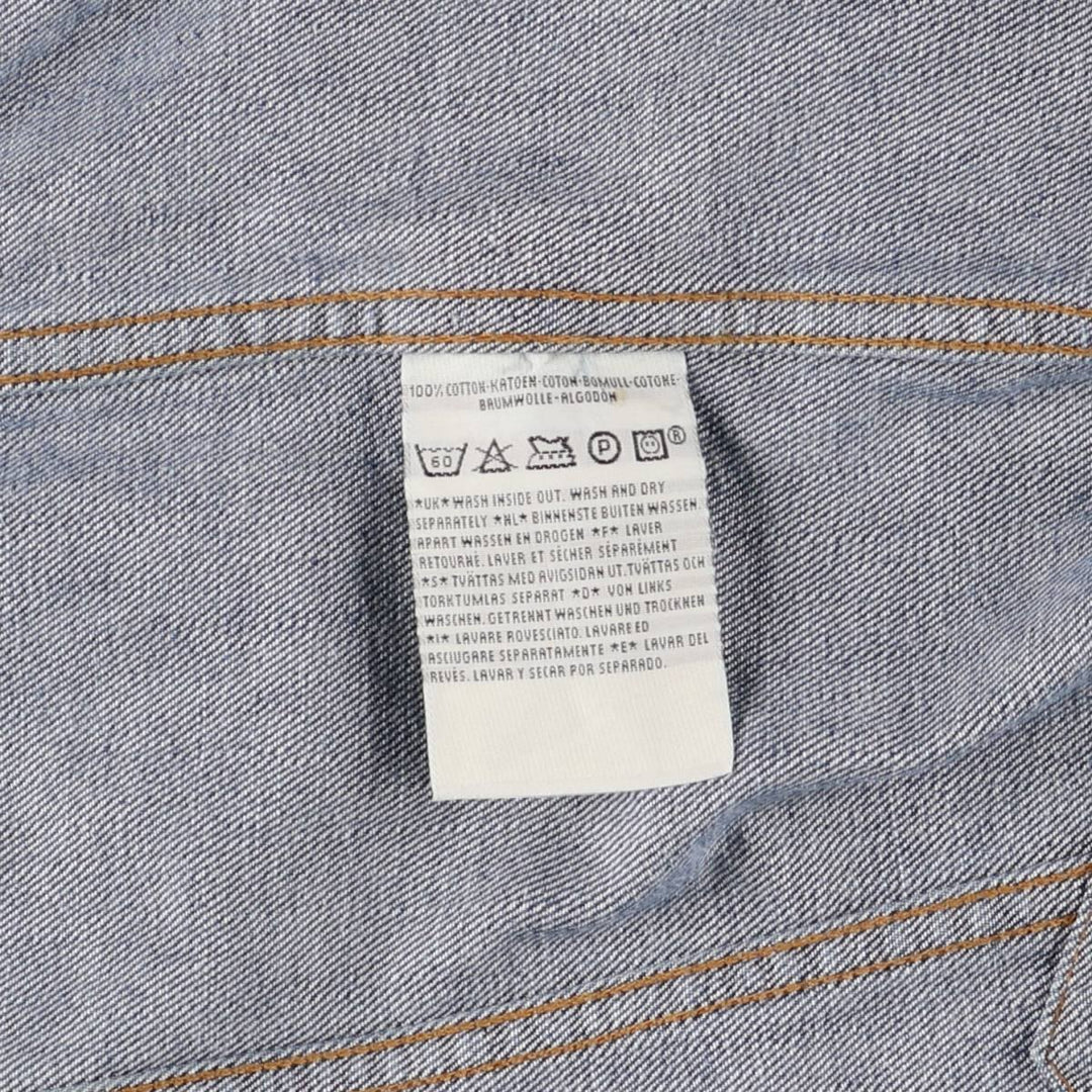 00'S Levi's 70550-0414 Euro Model Denim Jacket, G-Jean, Men's M cotton blue type Vintage Second Hand