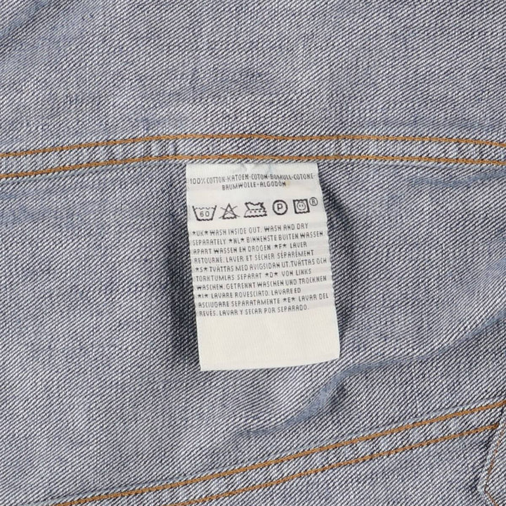 00'S Levi's 70550-0414 Euro Model Denim Jacket, G-Jean, Men's M cotton blue type Vintage Second Hand