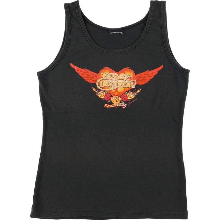 Harley-Davidson Tank Top for Women (S) unclear black type Vintage Second Hand