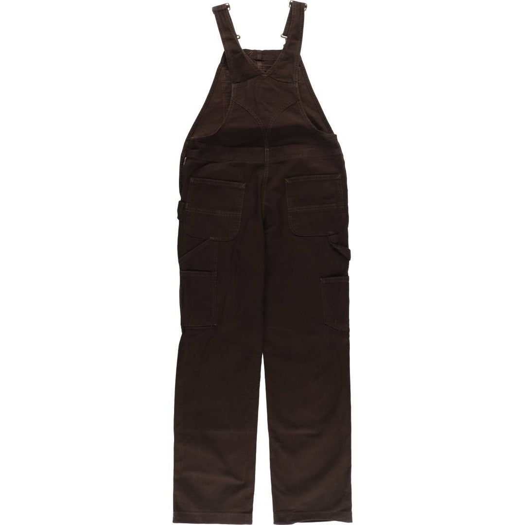 Big size Carhartt double knee duck overalls for women, equivalent to XXL (w36) cotton brown type Vintage Second Hand