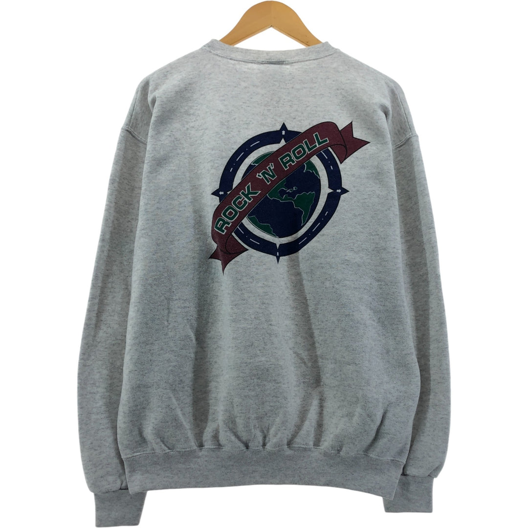 90'S Hard Rock Cafe Advertising Sweatshirt, Made in USA, Men's L, Vintage cotton gray type Vintage Second Hand