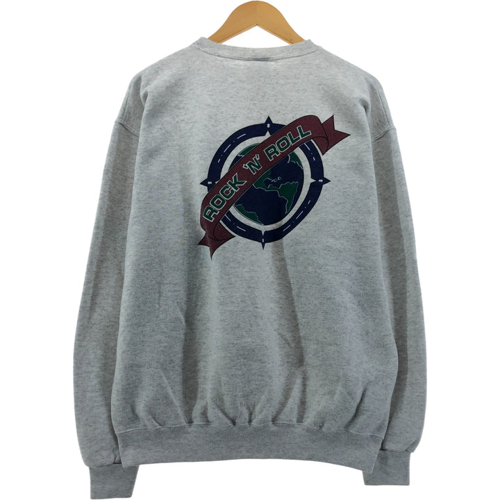 90'S Hard Rock Cafe Advertising Sweatshirt, Made in USA, Men's L, Vintage cotton gray type Vintage Second Hand
