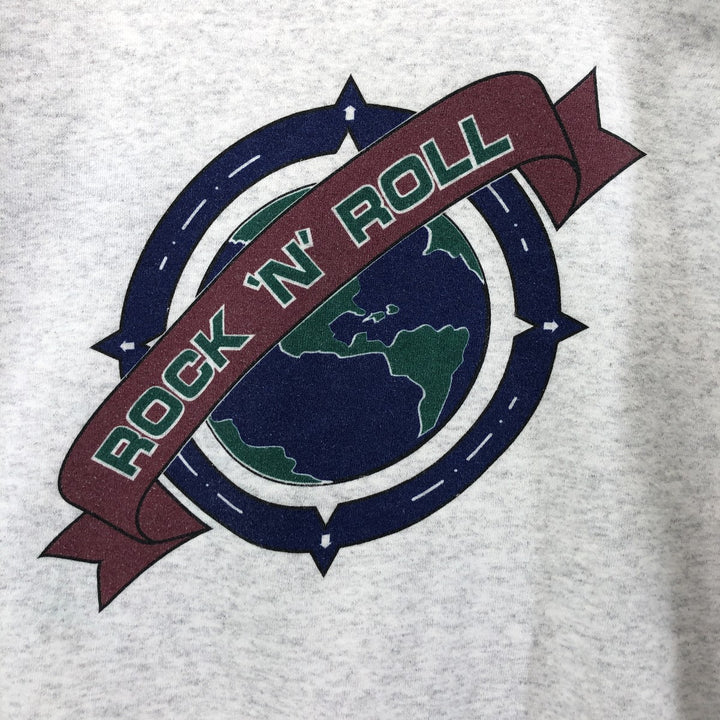 90'S Hard Rock Cafe Advertising Sweatshirt, Made in USA, Men's L, Vintage cotton gray type Vintage Second Hand