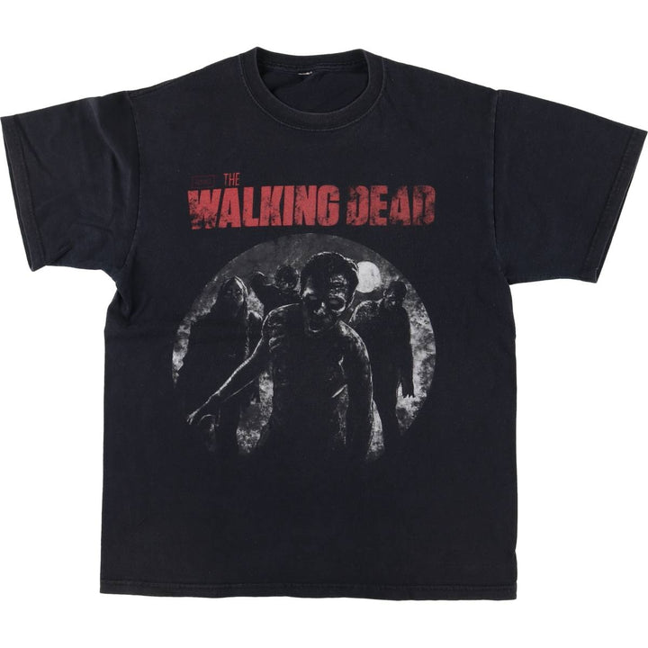 THE WALKING DEAD The Walking Dead Movie T-shirt Men's S size unclear black type Vintage Second Hand