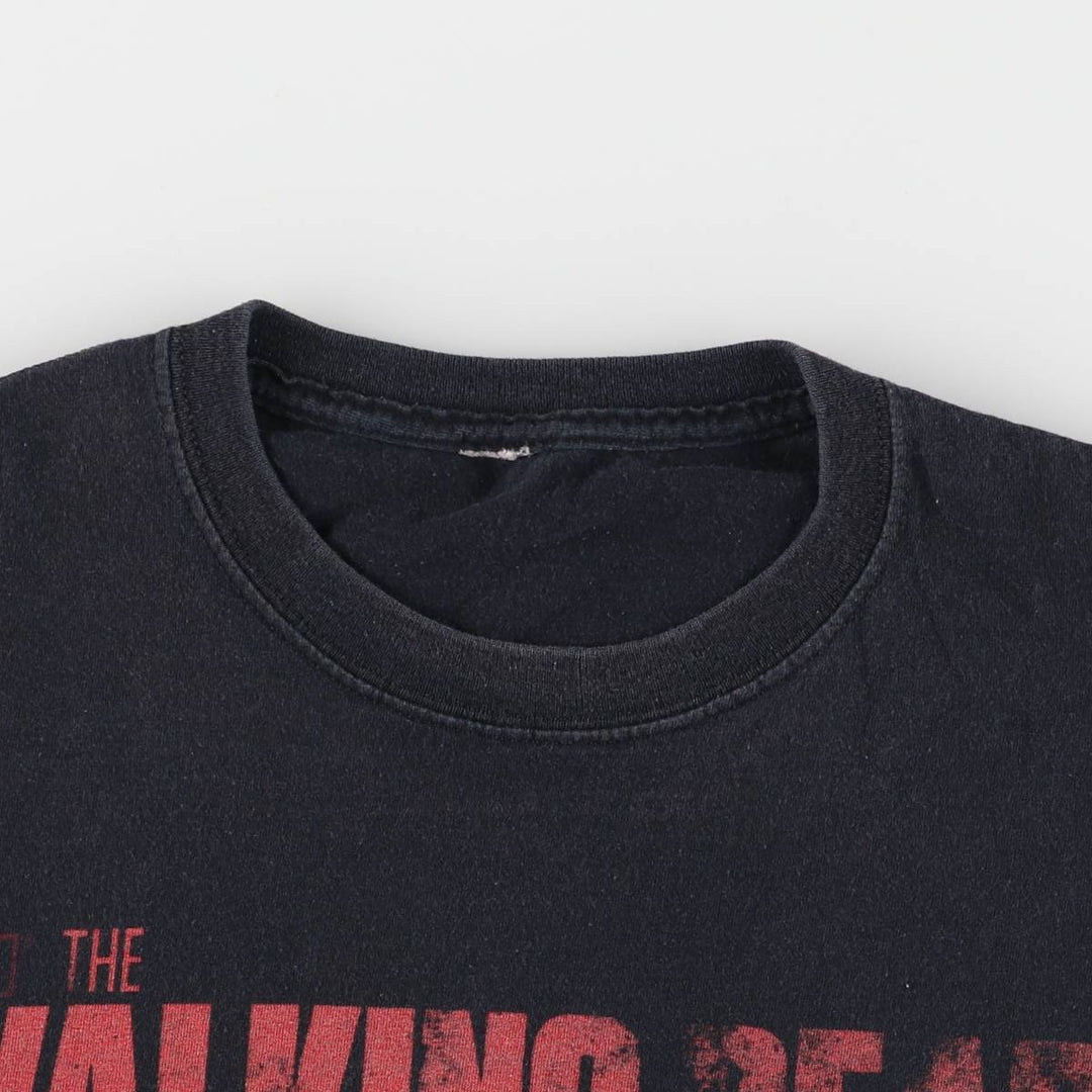 THE WALKING DEAD The Walking Dead Movie T-shirt Men's S size unclear black type Vintage Second Hand