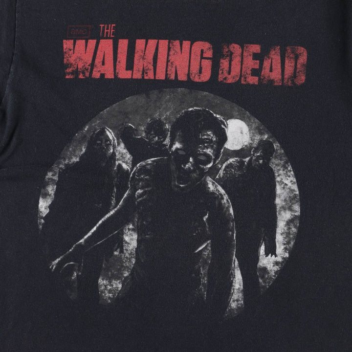 THE WALKING DEAD The Walking Dead Movie T-shirt Men's S size unclear black type Vintage Second Hand