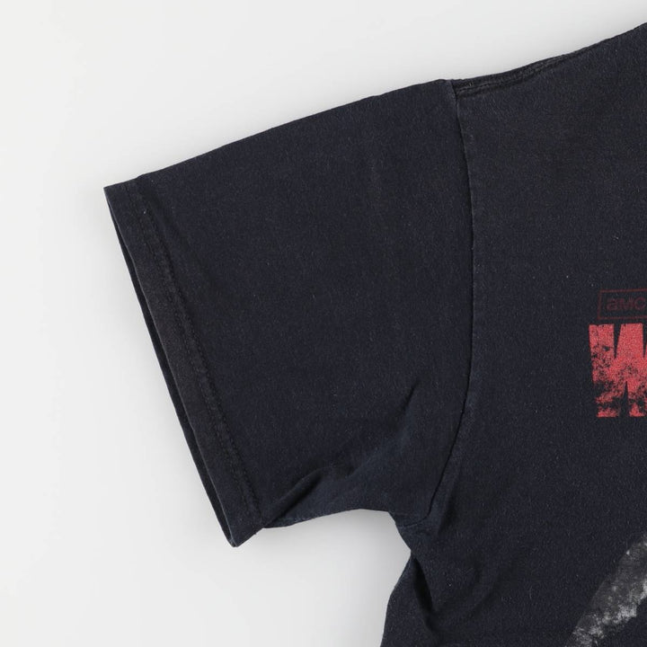 THE WALKING DEAD The Walking Dead Movie T-shirt Men's S size unclear black type Vintage Second Hand