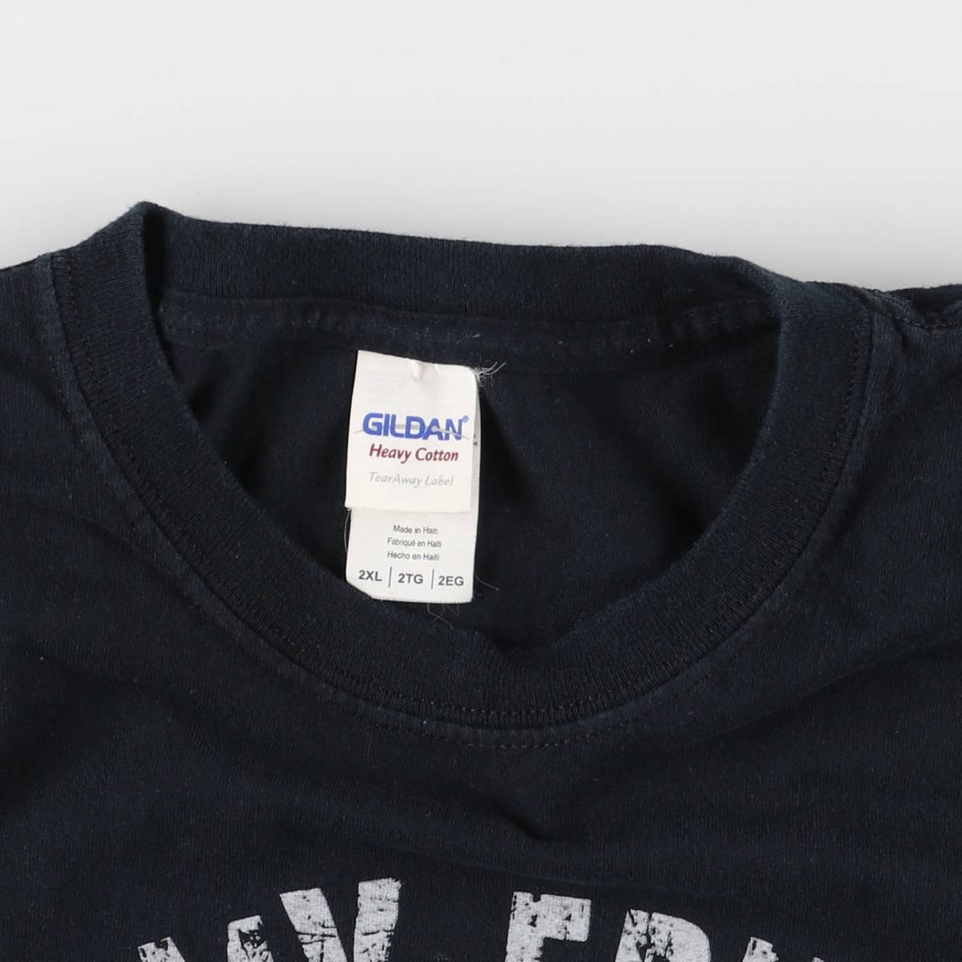 Gildan THE WALKING DEAD Movie T-shirt for men, size XXL cotton black type Vintage Second Hand