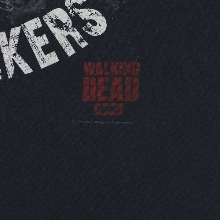 Gildan THE WALKING DEAD Movie T-shirt for men, size XXL cotton black type Vintage Second Hand