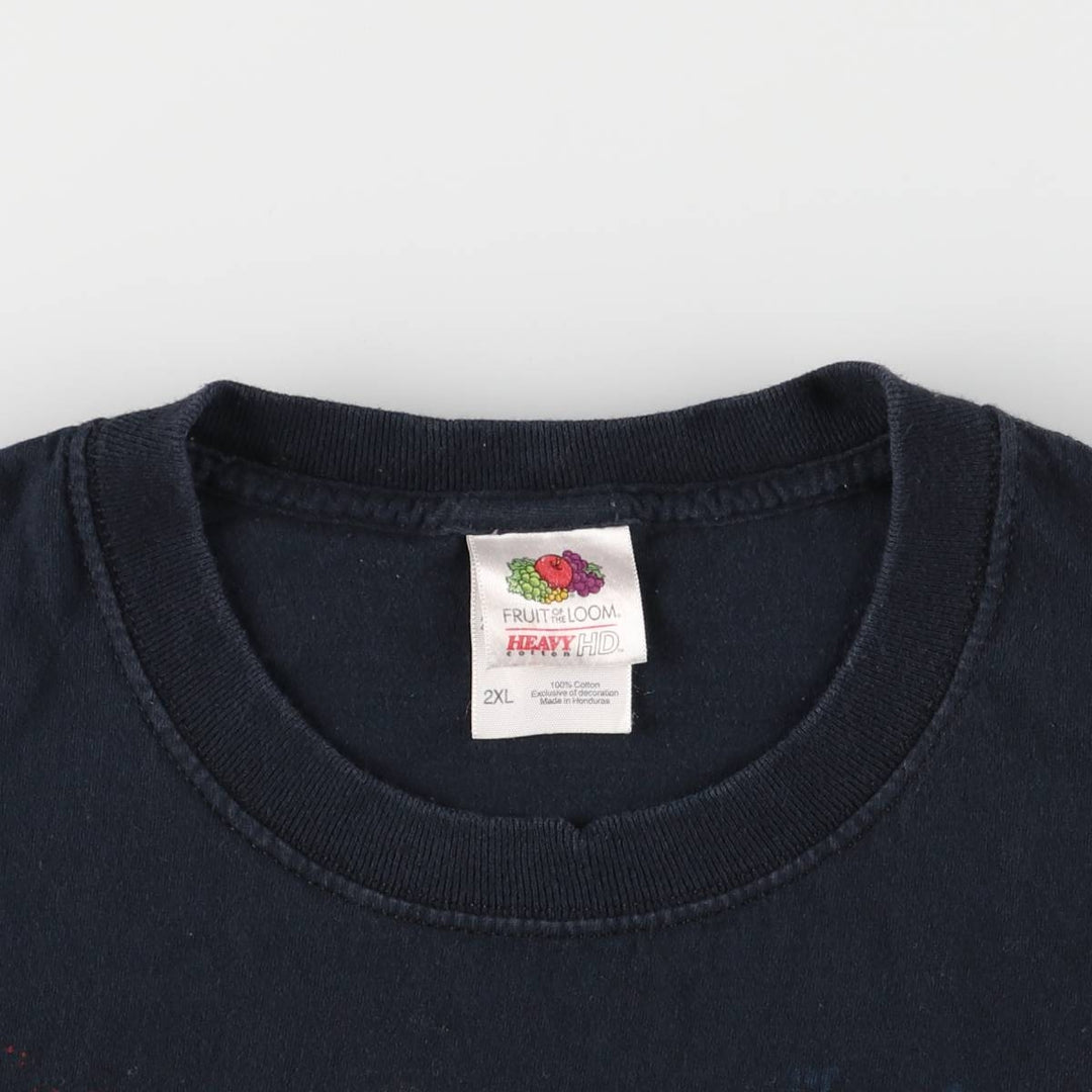 Fruit of the Loom FRUIT OF THE LOOM THE WALKING DEAD Walking Dead Movie T-shirt Men's XXL cotton black type Vintage Second Hand