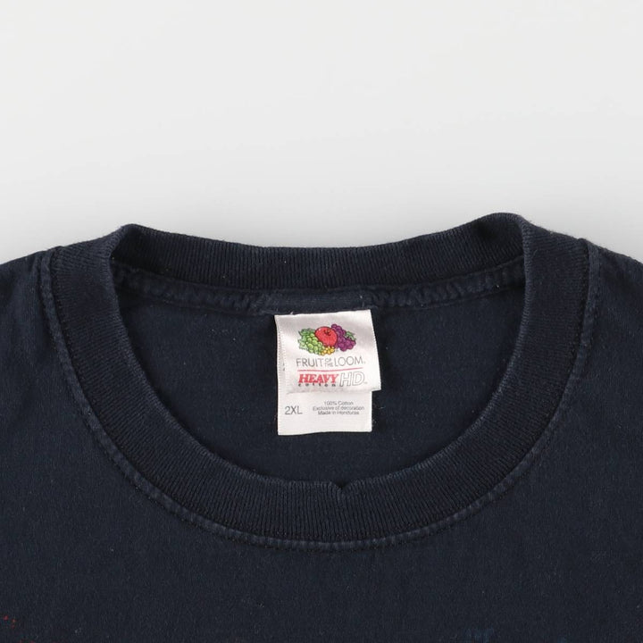 Fruit of the Loom FRUIT OF THE LOOM THE WALKING DEAD Walking Dead Movie T-shirt Men's XXL cotton black type Vintage Second Hand