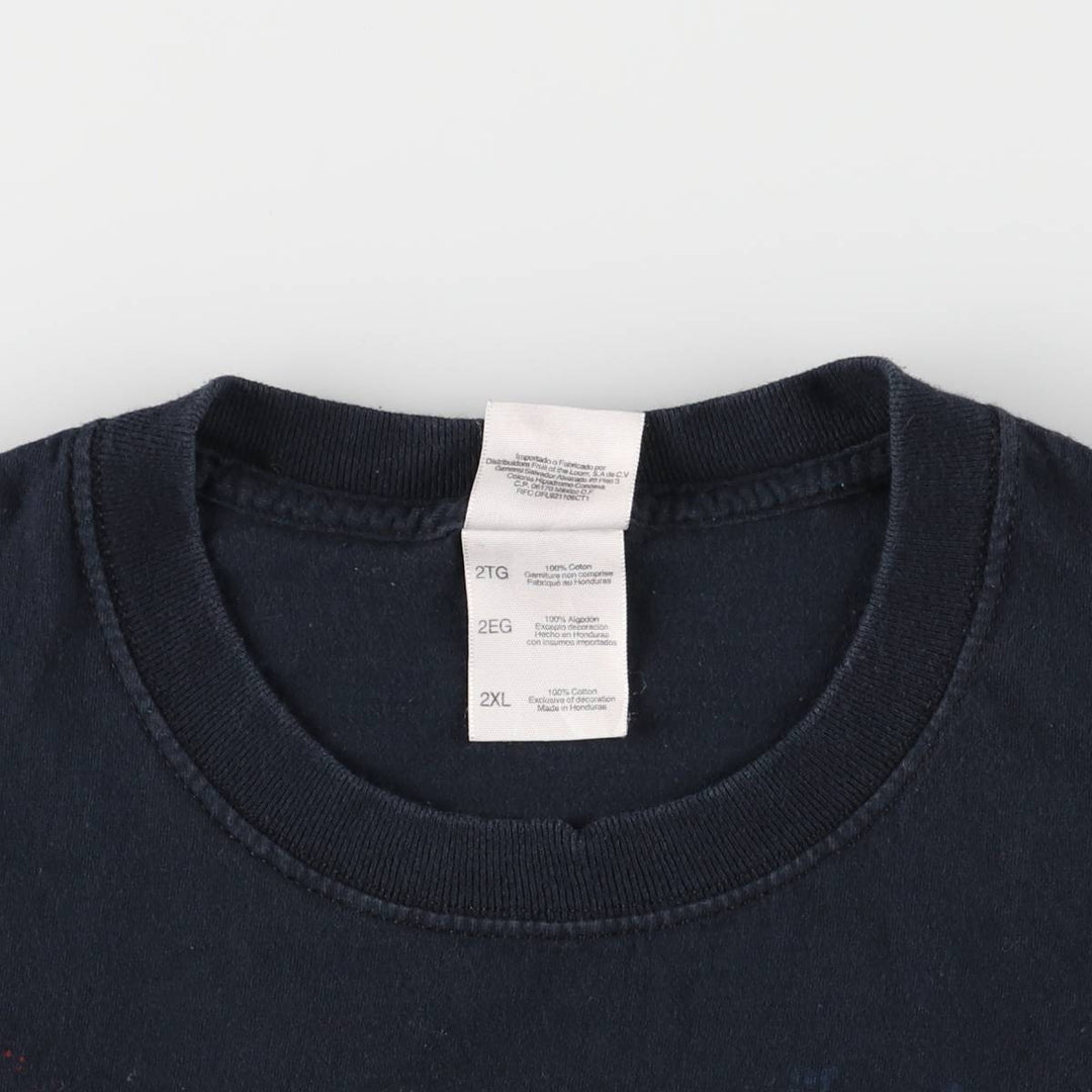 Fruit of the Loom FRUIT OF THE LOOM THE WALKING DEAD Walking Dead Movie T-shirt Men's XXL cotton black type Vintage Second Hand