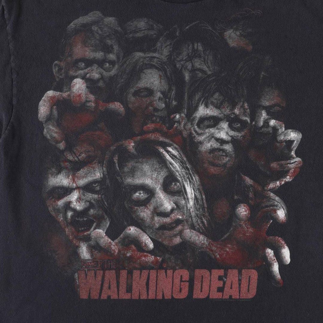 Delta The Walking Dead Movie T-Shirt Men's XXL cotton black type Vintage Second Hand