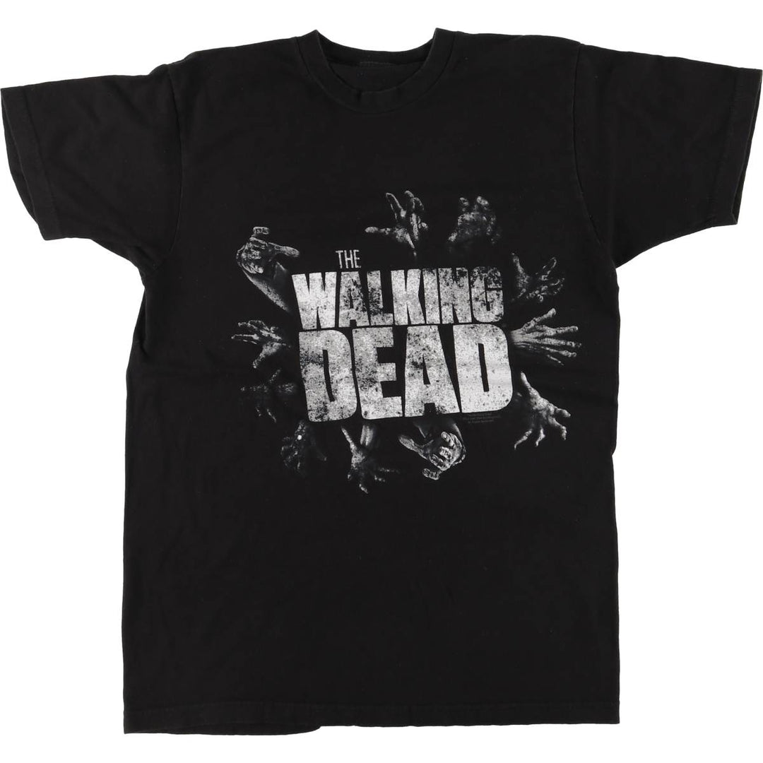 THE WALKING DEAD The Walking Dead Movie T-shirt Men's S size unclear black type Vintage Second Hand
