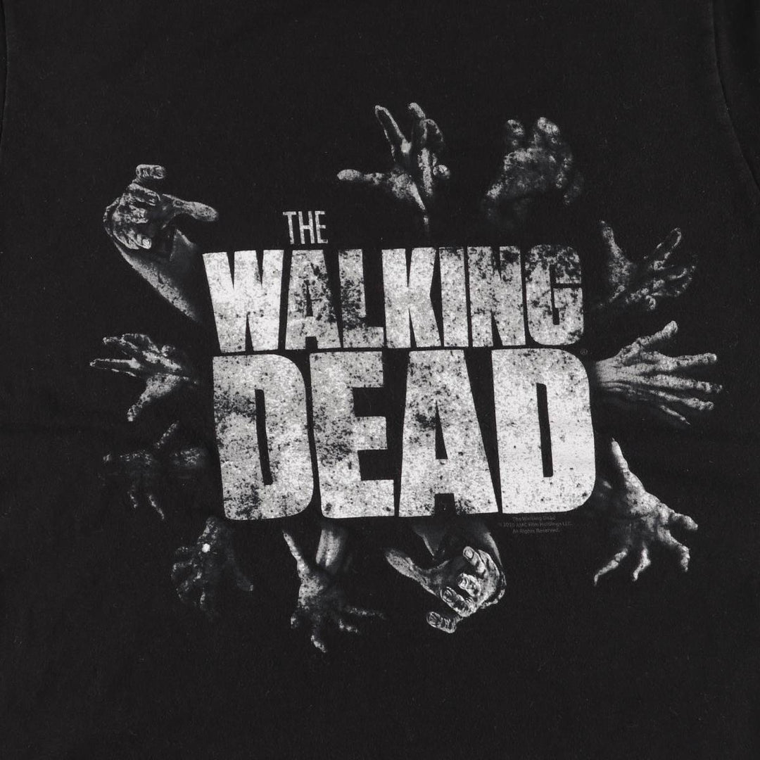 THE WALKING DEAD The Walking Dead Movie T-shirt Men's S size unclear black type Vintage Second Hand