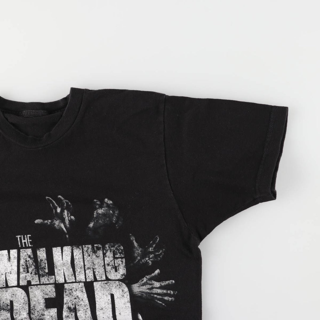 THE WALKING DEAD The Walking Dead Movie T-shirt Men's S size unclear black type Vintage Second Hand