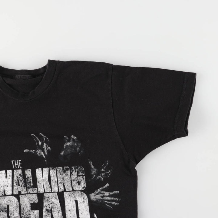THE WALKING DEAD The Walking Dead Movie T-shirt Men's S size unclear black type Vintage Second Hand