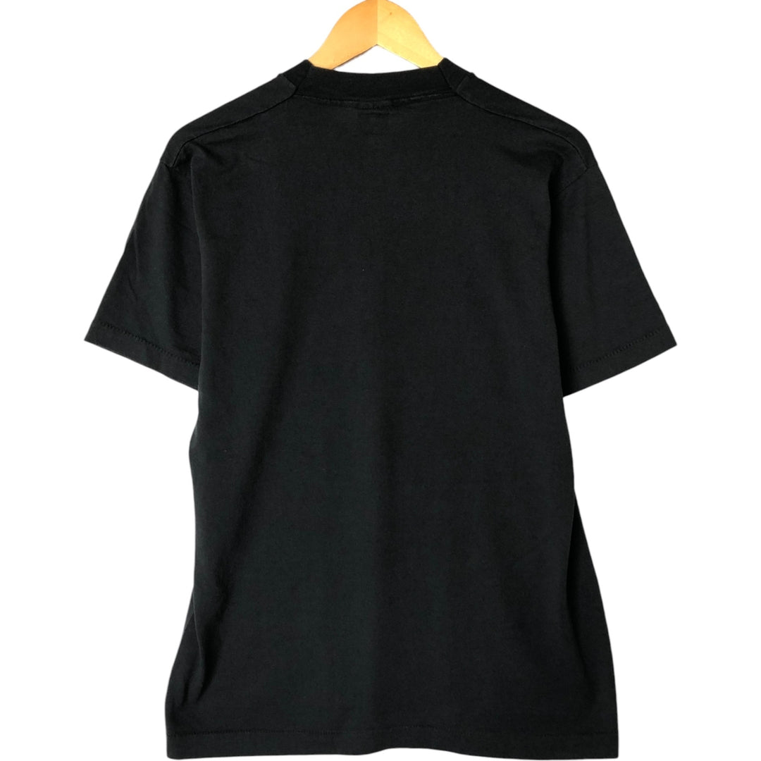 90'S SCREEN STARS Advertising T-shirt Made in USA Men's L Vintage cotton black type Vintage Second Hand