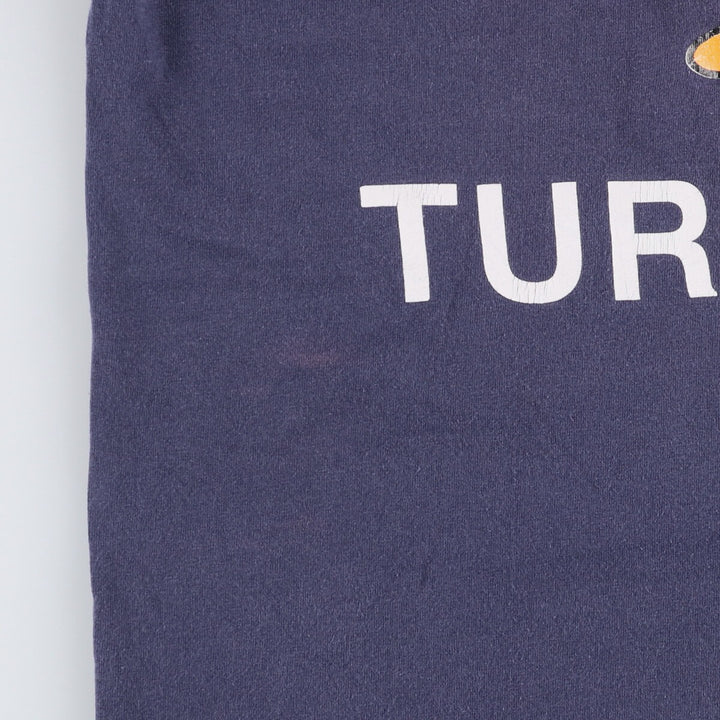 00'S TNT TURKCELL Turkcell Advertising T-shirt Men's L size cotton navy blue type Vintage Second Hand