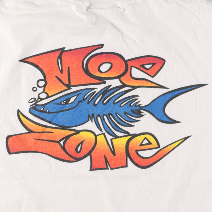 90'S Lee printed T-shirt, made in USA, men's size L, vintage cotton white type Vintage Second Hand