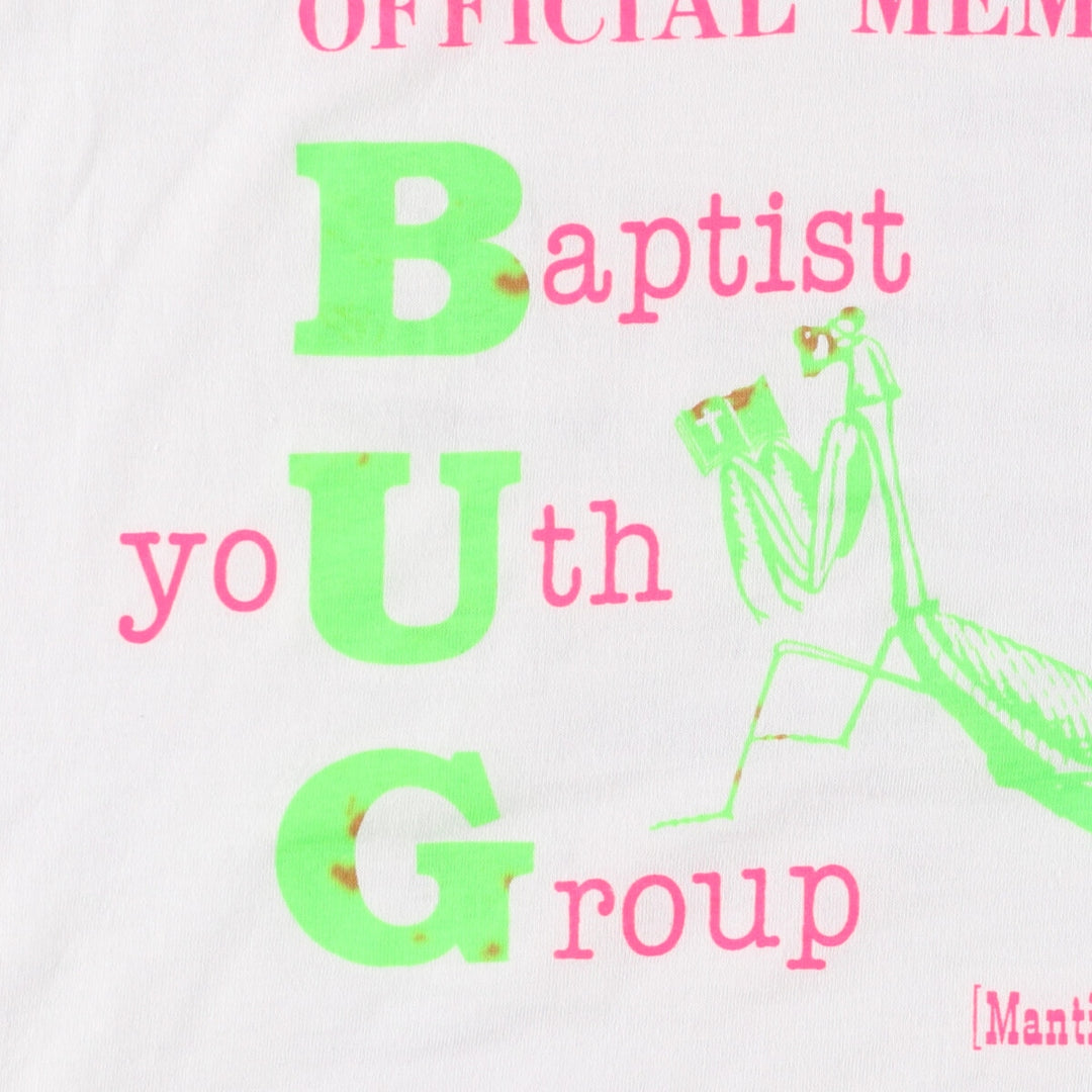 90'S Fruit of the Loom Best Message Print T-Shirt Made in USA Men's XL Vintage cotton white type Vintage Second Hand