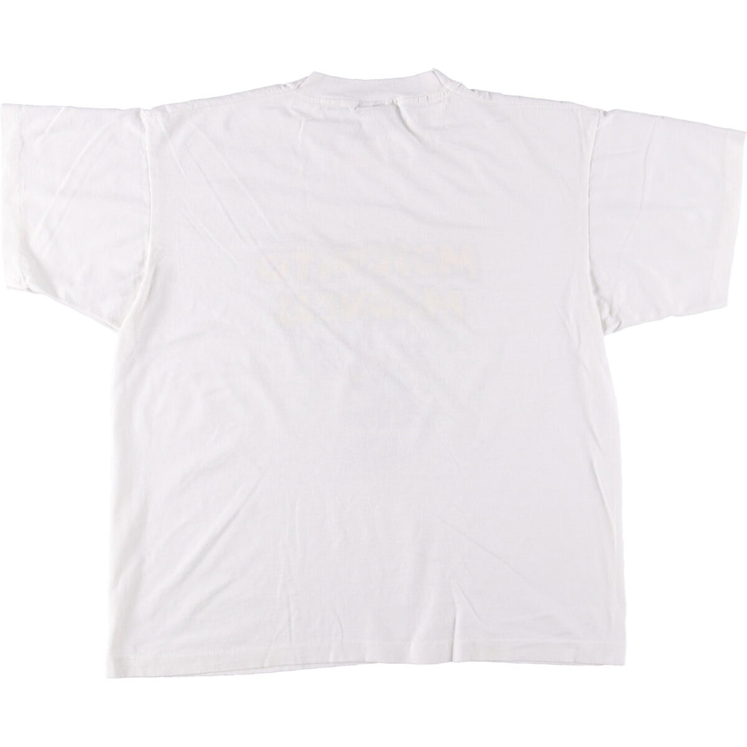 90'S Screen Stars Best Printed T-shirt Made in USA Men's XL Vintage cotton white type Vintage Second Hand
