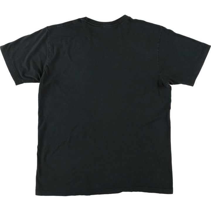 LED ZEPPELIN Led Zeppelin Band T-shirt Band T Men's M size unclear black type Vintage Second Hand