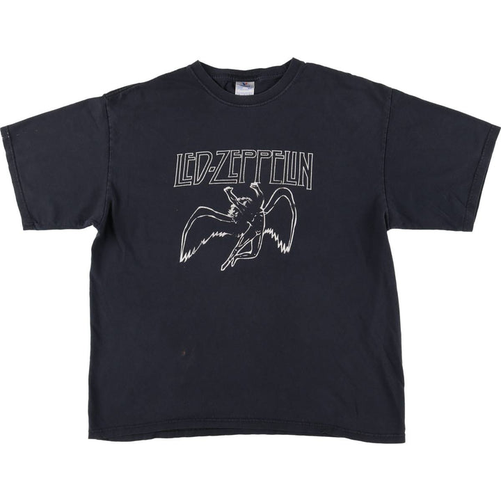 YAZBEK LED ZWPPELIN Led Zeppelin Men's XL equivalent cotton black type Vintage Second Hand