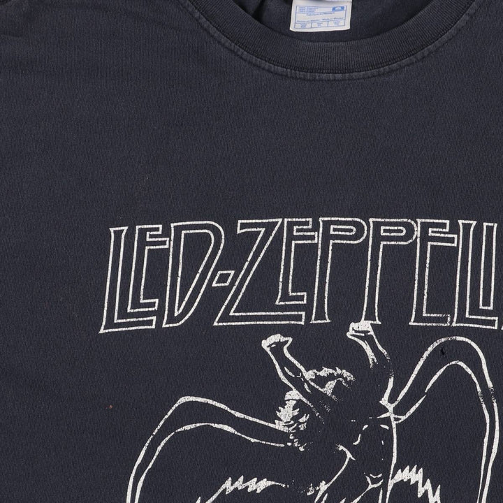YAZBEK LED ZWPPELIN Led Zeppelin Men's XL equivalent cotton black type Vintage Second Hand