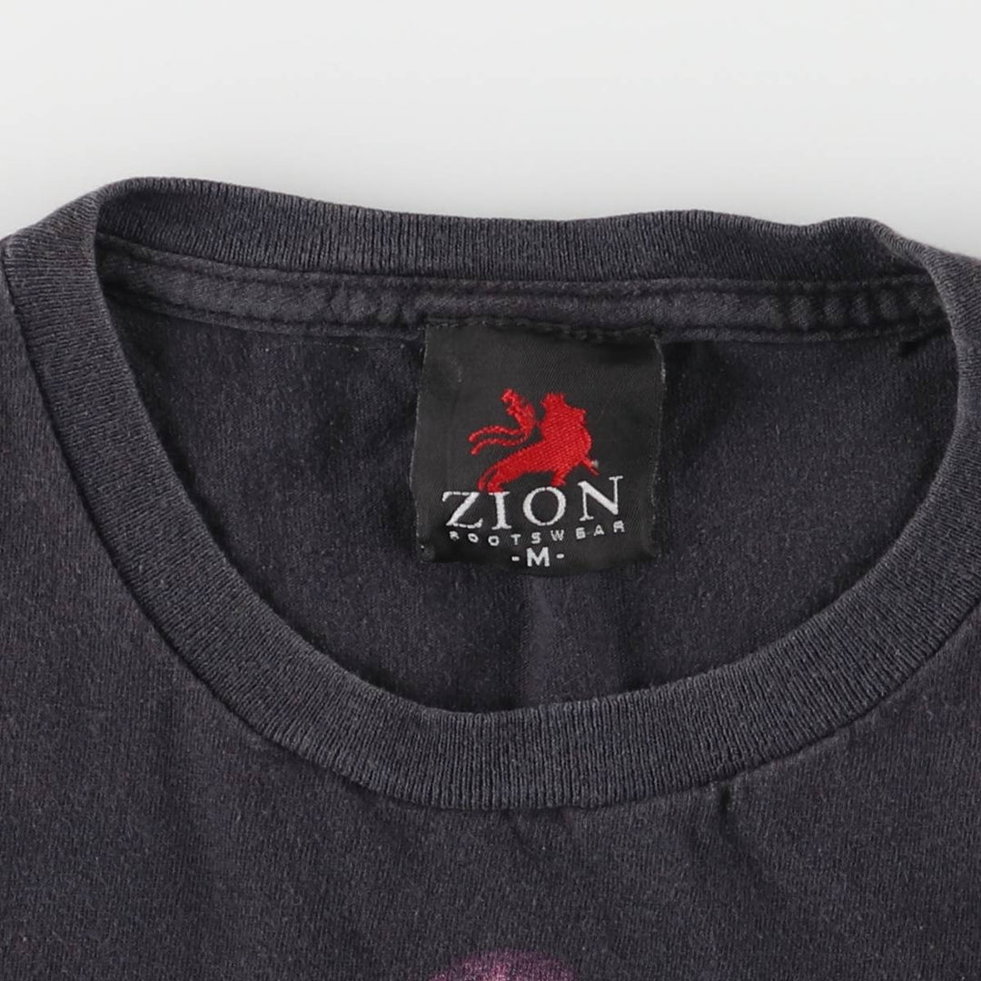 ZION GREATFUL DEAD Grateful Dead Made in USA Men's M size cotton black type Vintage Second Hand