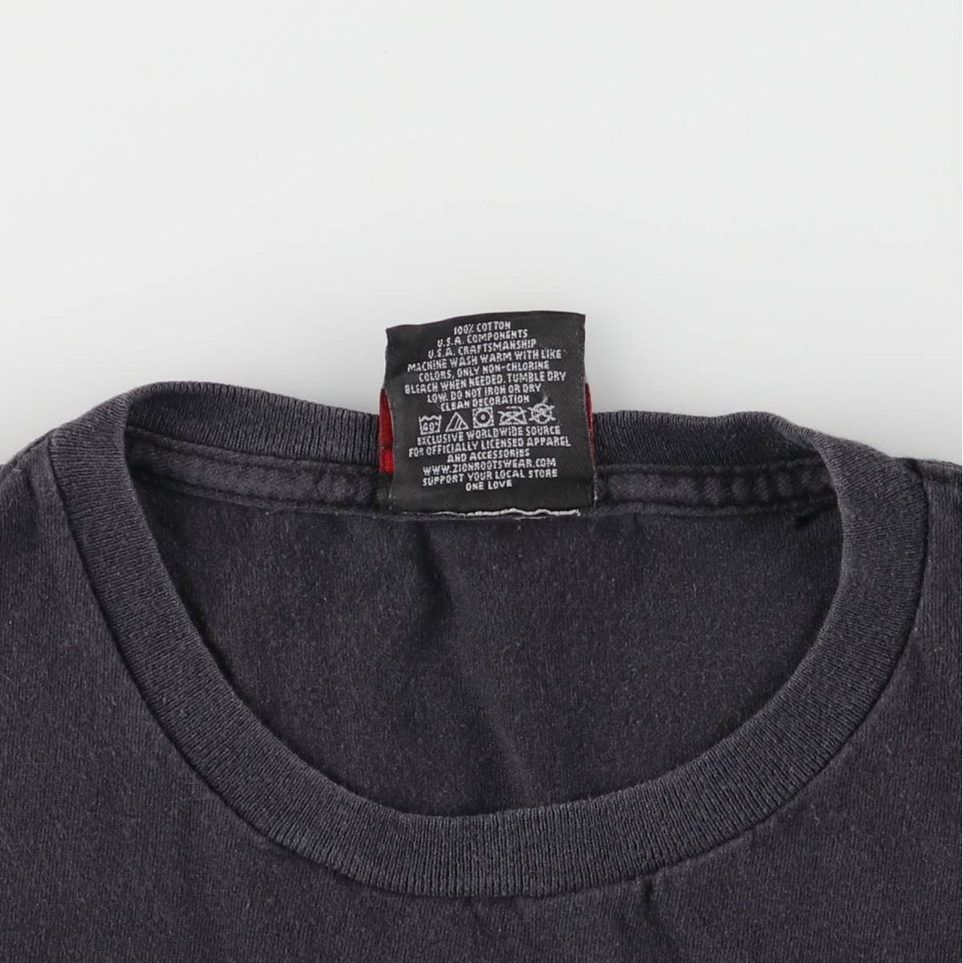 ZION GREATFUL DEAD Grateful Dead Made in USA Men's M size cotton black type Vintage Second Hand