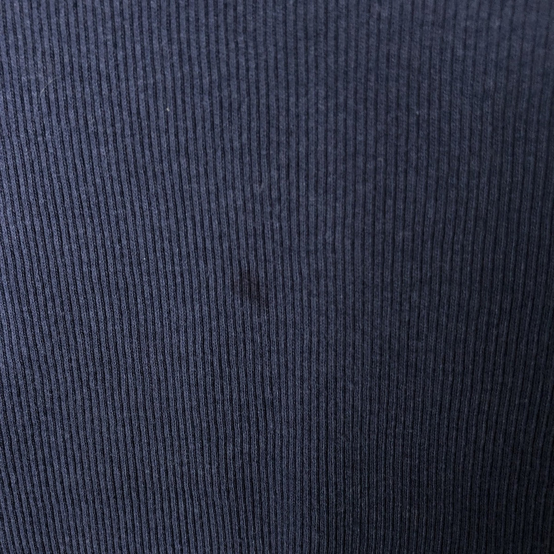 00'S Ralph Lauren POLO JEANS COMPANY short sleeve logo T-shirt men's size L cotton navy blue type Vintage Second Hand