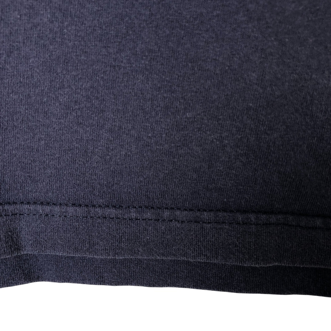 Timberland Short Sleeve Logo T-Shirt, Men's Size L cotton navy blue type Vintage Second Hand