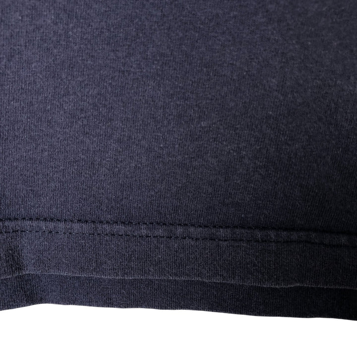 Timberland Short Sleeve Logo T-Shirt, Men's Size L cotton navy blue type Vintage Second Hand