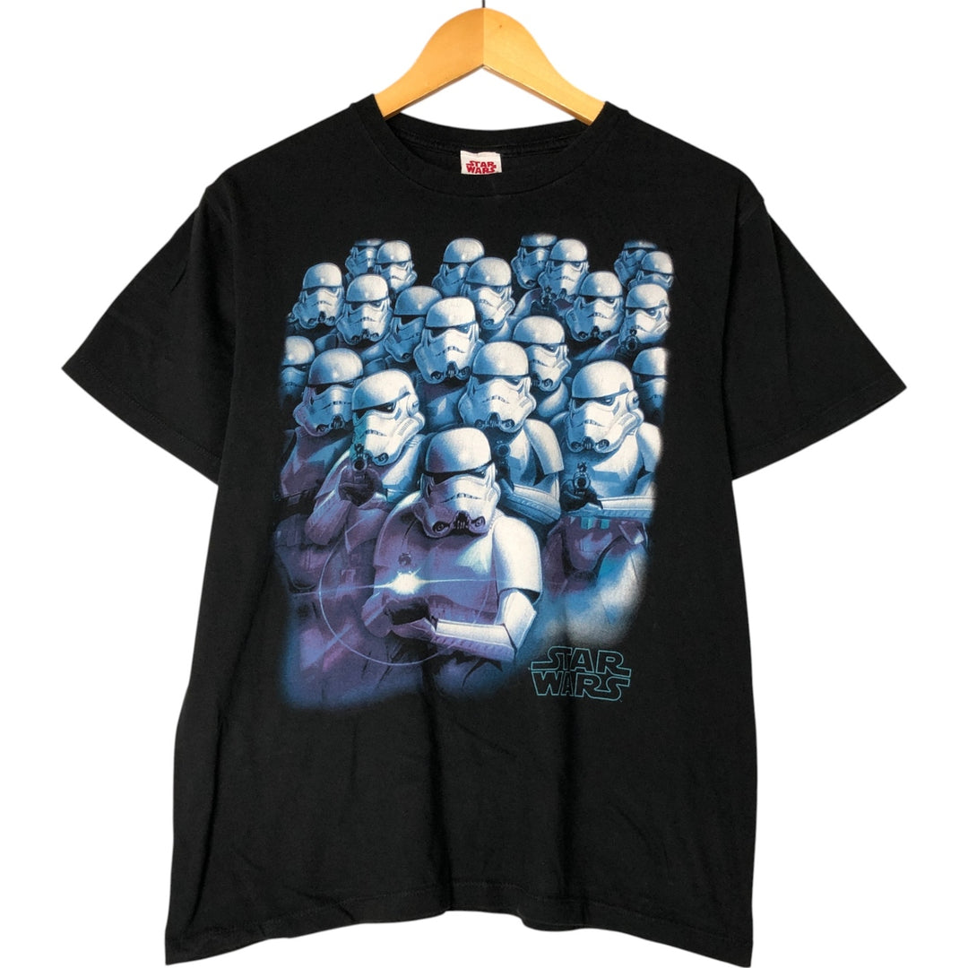 STAR WARS Clone Trooper Movie T-shirt for men (M size) unclear black type Vintage Second Hand