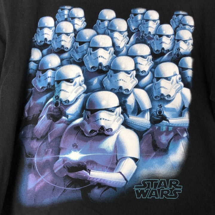 STAR WARS Clone Trooper Movie T-shirt for men (M size) unclear black type Vintage Second Hand
