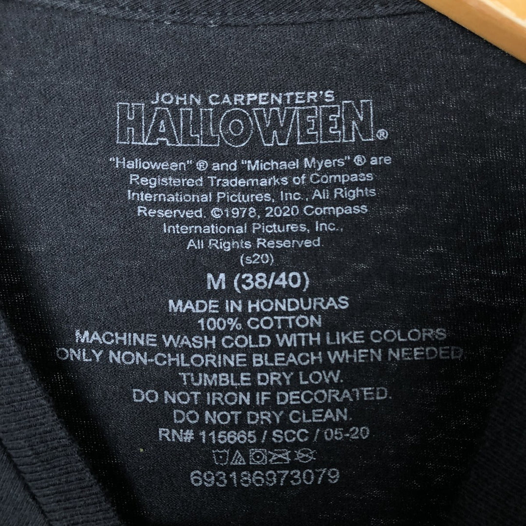 HALLOWEEN Movie T-shirt for men, size M cotton black type Vintage Second Hand
