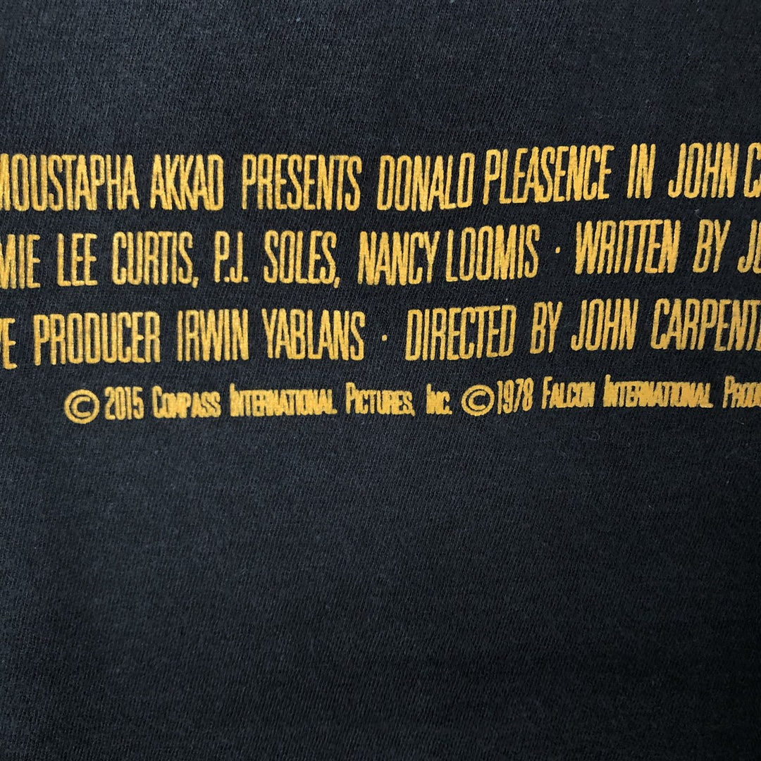 HALLOWEEN Movie T-shirt for men, size M cotton black type Vintage Second Hand